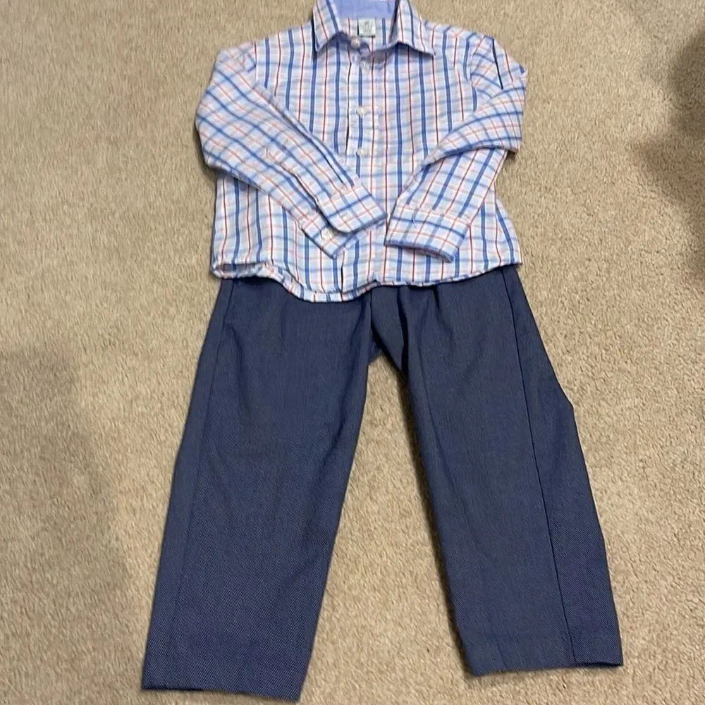 𝅺BOYS 3/3T button down/pants set